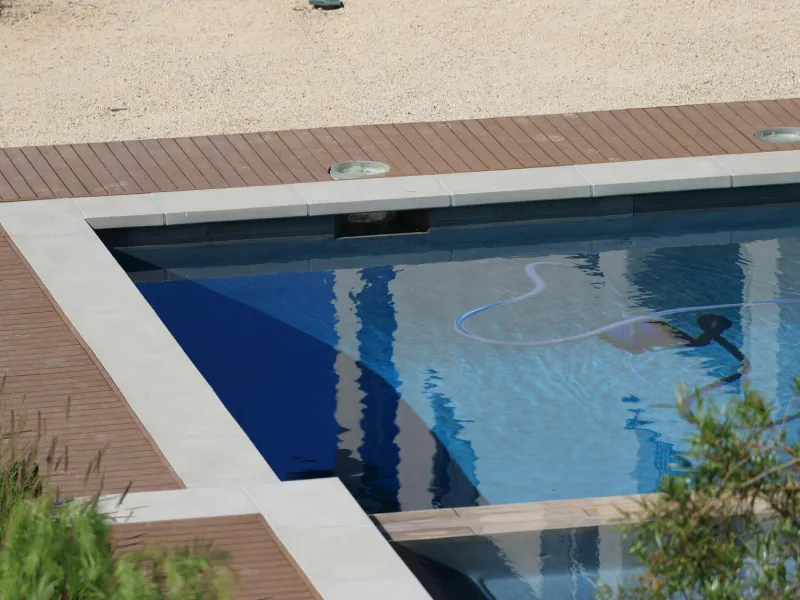 Picture of a blue pool